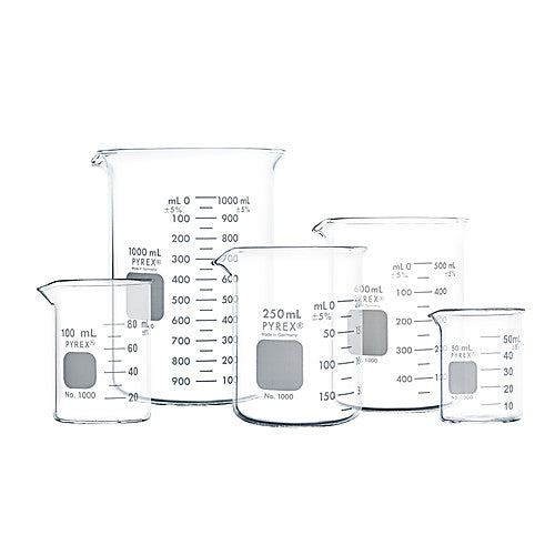 500mL Corning PYREX® Griffin Low-Form Beakers 6/pack